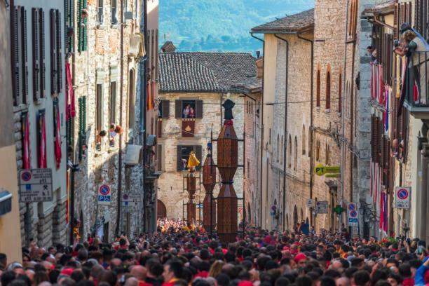 La Dimora Di Pietra Appartement Gubbio Buitenkant foto